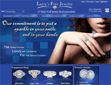 Tablet Screenshot of larrysfinejewelryinc.com